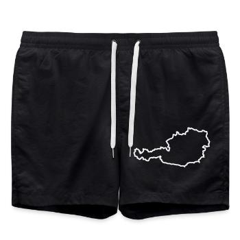 Autriche Pays - Short de bain - noir - Devant - AI Model Male 185 light (185cm)