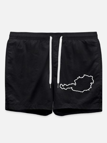 Austria Country - Swim Trunks - black