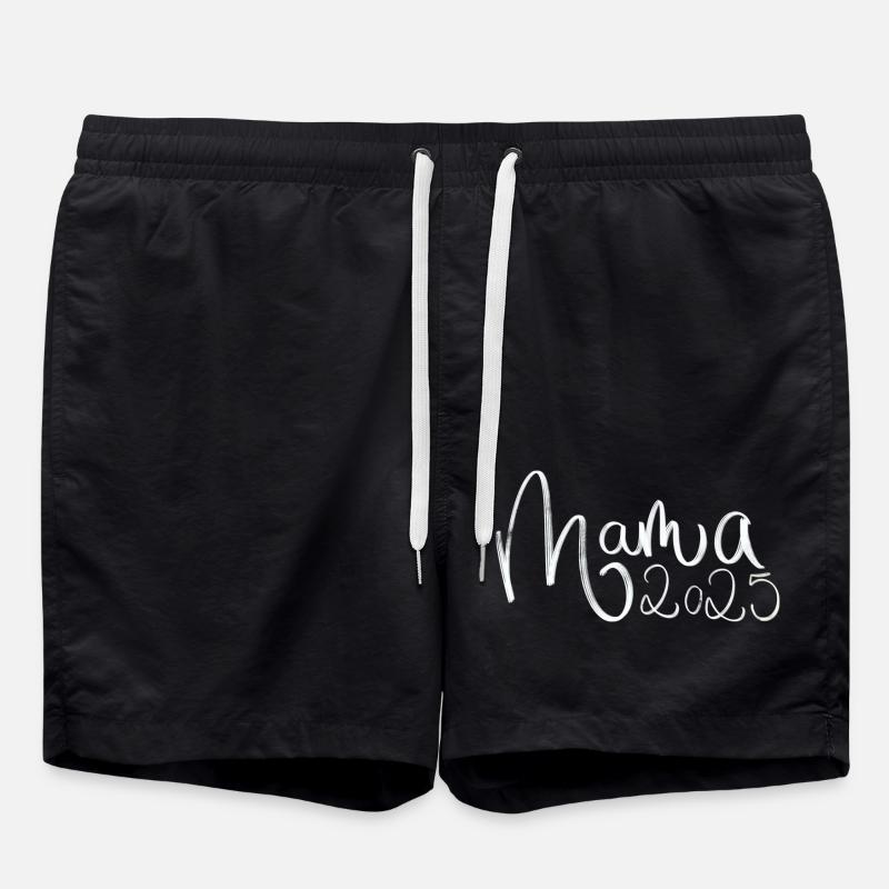 Maman 2025 - Short de bain - noir