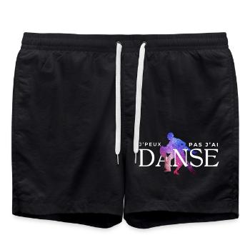 J’peux pas j’ai danse - idée cadeau humour - Short de bain - noir - Devant - AI Model Male 185 light (185cm)