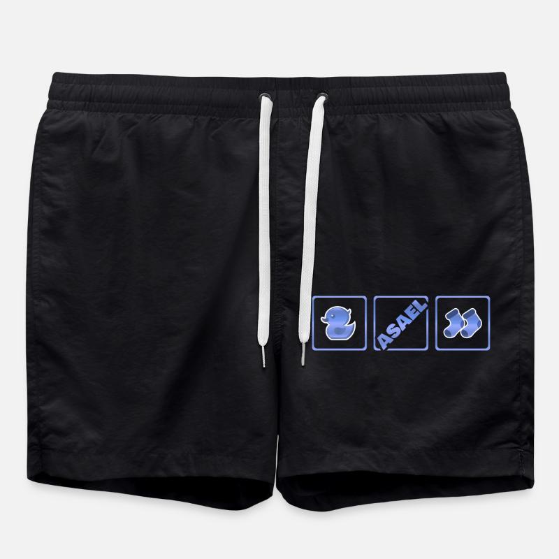 Asael as Birth - Swim Trunks - black