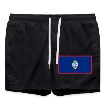 Guam - Badeshorts - Schwarz - Vorne - AI Model Male 185 light (185cm)