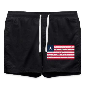 Liberia Liberia - Swim Trunks - black - Front - AI Model Male 185 light (185cm)