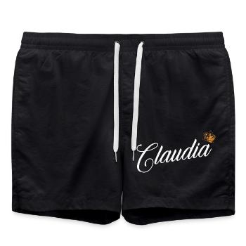 Claudia Nom pour Femme Enfants Bambins - Claudia - Short de bain - noir - Devant - AI Model Male 185 light (185cm)