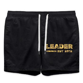 Leader 2012 - Short de bain - noir - Devant - AI Model Male 185 light (185cm)