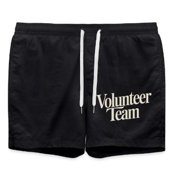 Volunteer Team 12 - Badeshorts - Schwarz - Vorne - AI Model Male 185 light (185cm)