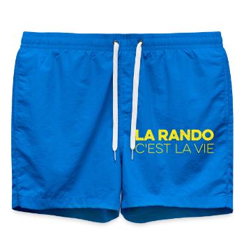 La rando c'est la vie. Humour passion randonnée - Short de bain - cobalt blue - Devant