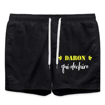 Daron Who's Ripping - Swim Trunks - black - Front - AI Model Male 185 light (185cm)
