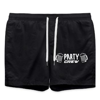 Party Crew - Swim Trunks - black - Front - AI Model Male 185 light (185cm)