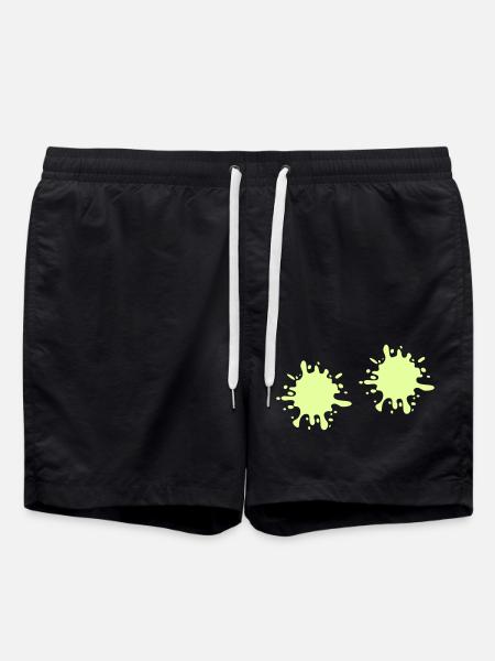 Splashes of paint - Swim Trunks - black