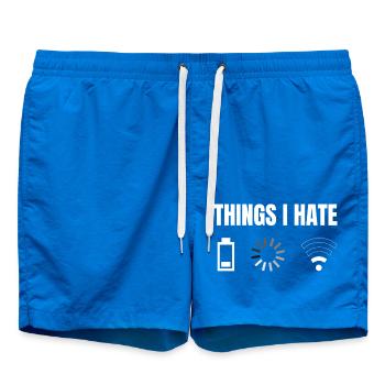 things i hate connection power loading - Badeshorts - Cobalt blue - Vorne