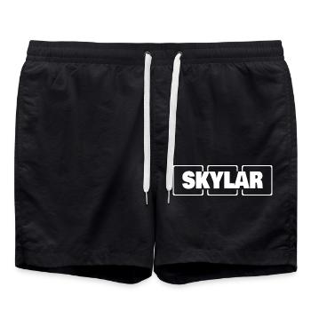 Skylar - Short de bain - noir - Devant - AI Model Male 185 light (185cm)