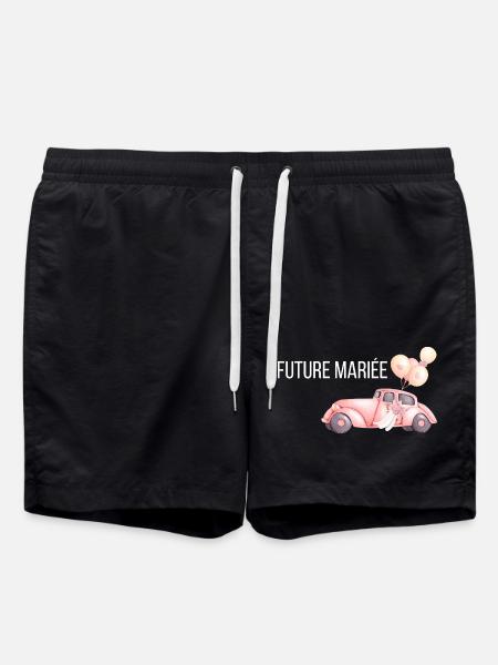 The Bride-to-be - Wedding Car - Swim Trunks - black
