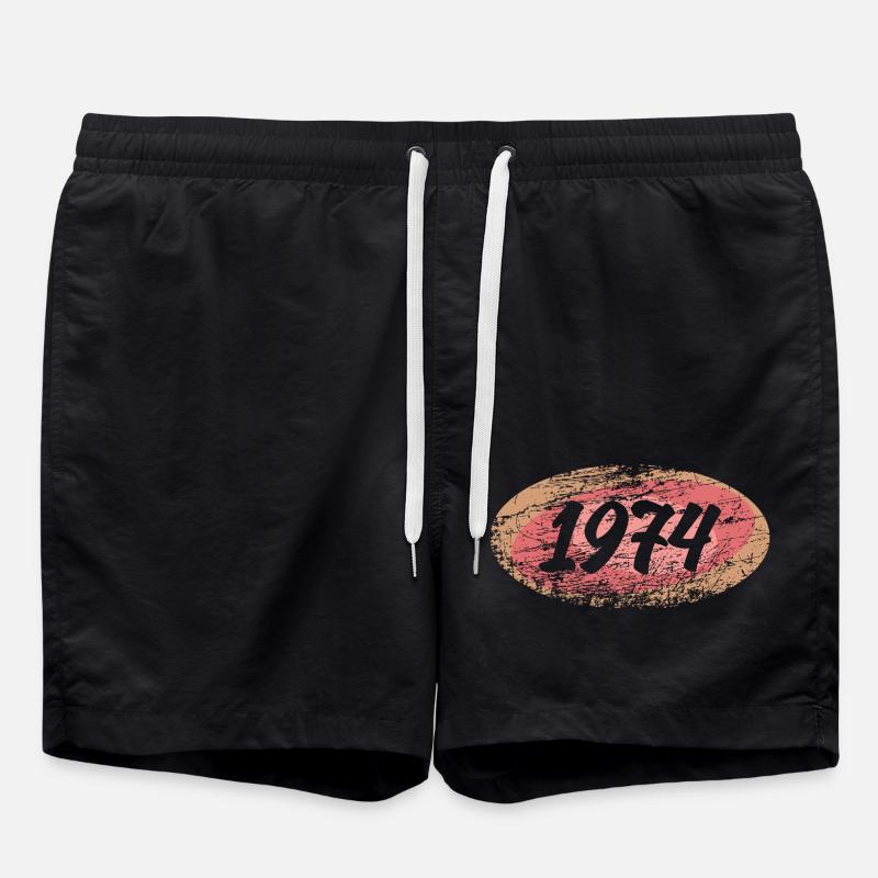 Sommeren 1974 - Badeshorts - sort