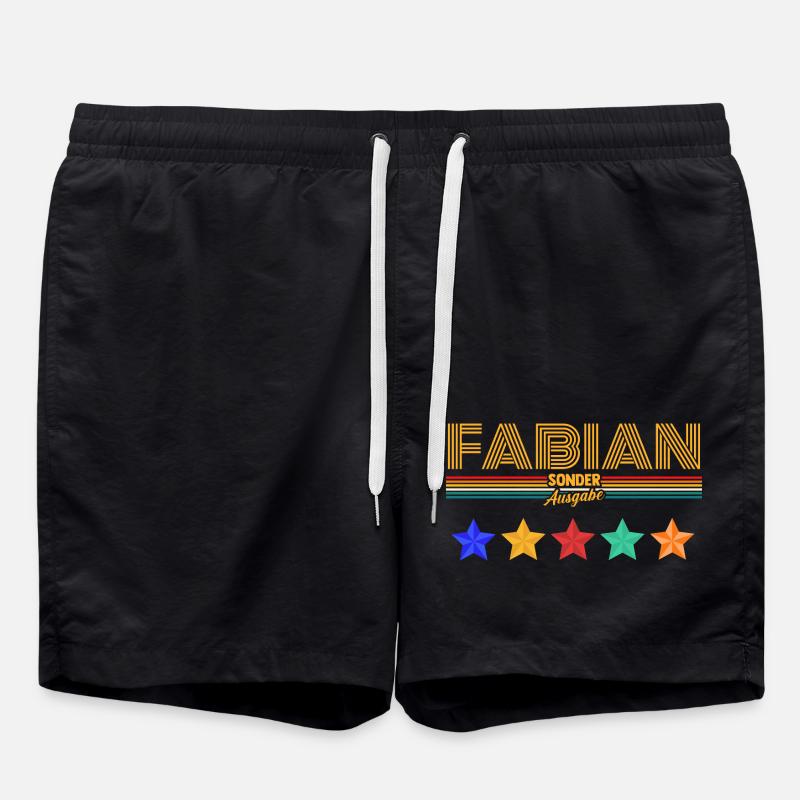 Fabian - Swim Trunks - black
