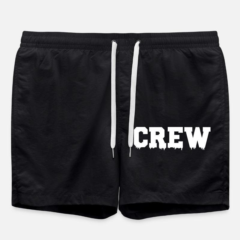 crew - Badeshorts - Schwarz