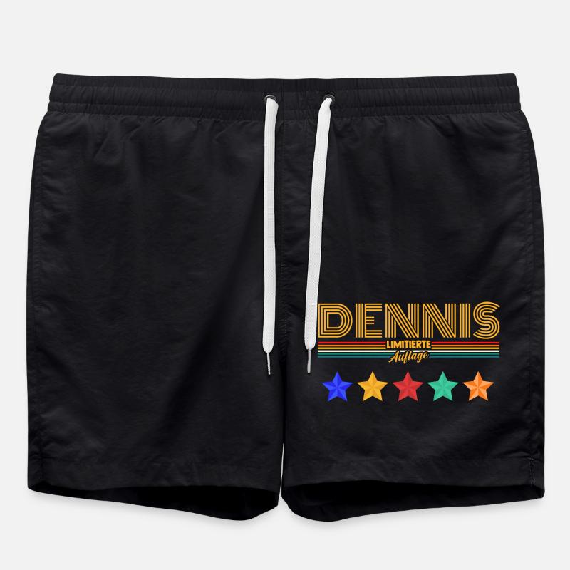 Dennis - Badeshorts - Schwarz