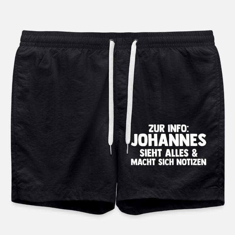 Johannes - Swim Trunks - black