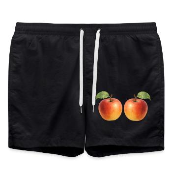 Pomme 2 - Short de bain - noir - Devant - AI Model Male 185 light (185cm)