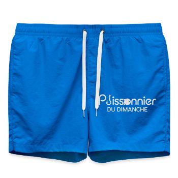 Poissonnier du Dimanche humour pêcheur amateur - Short de bain - cobalt blue - Devant