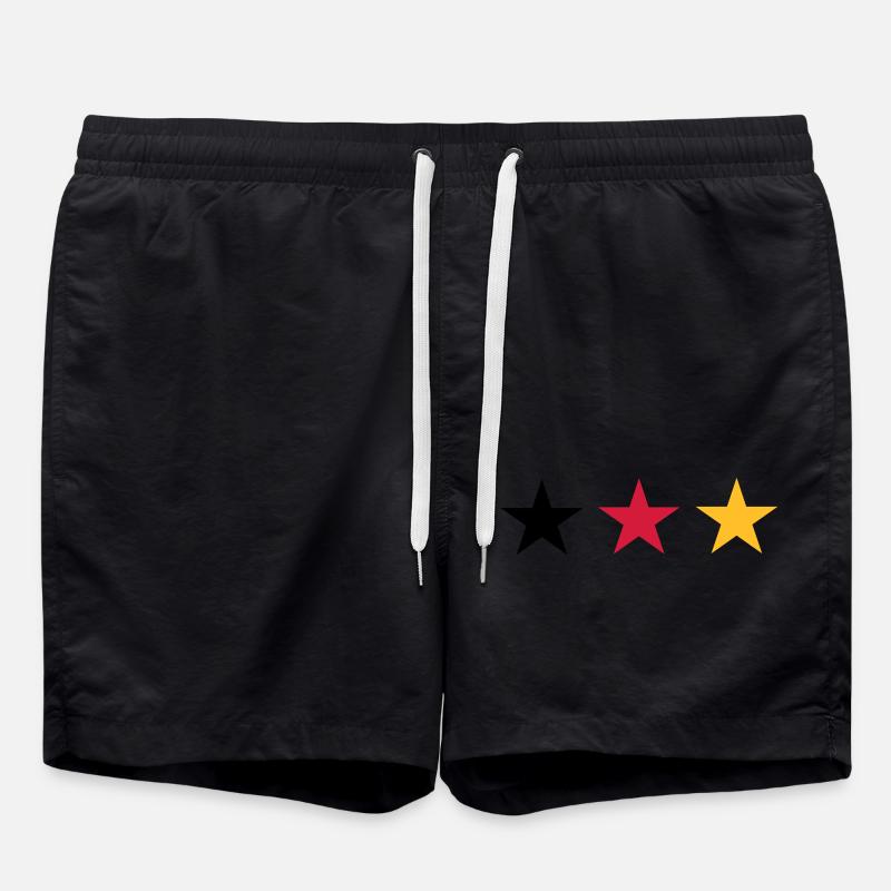 Deutschland - Badeshorts - Schwarz