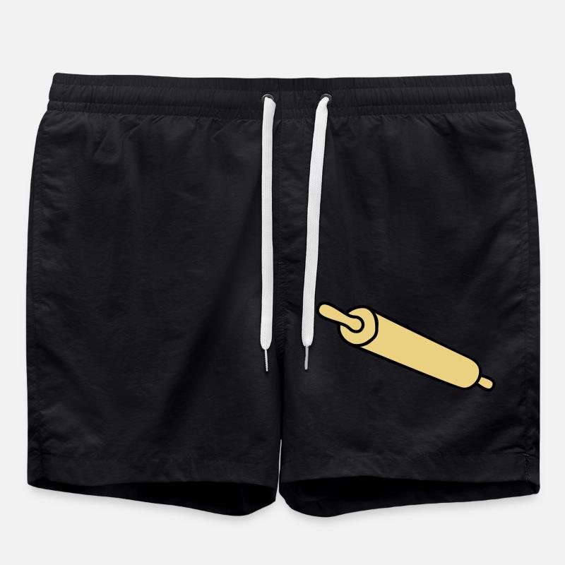 rolling_pin - Short de bain - noir