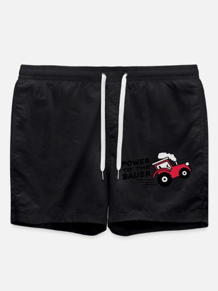 power_to_the_bauer - Short de bain - noir