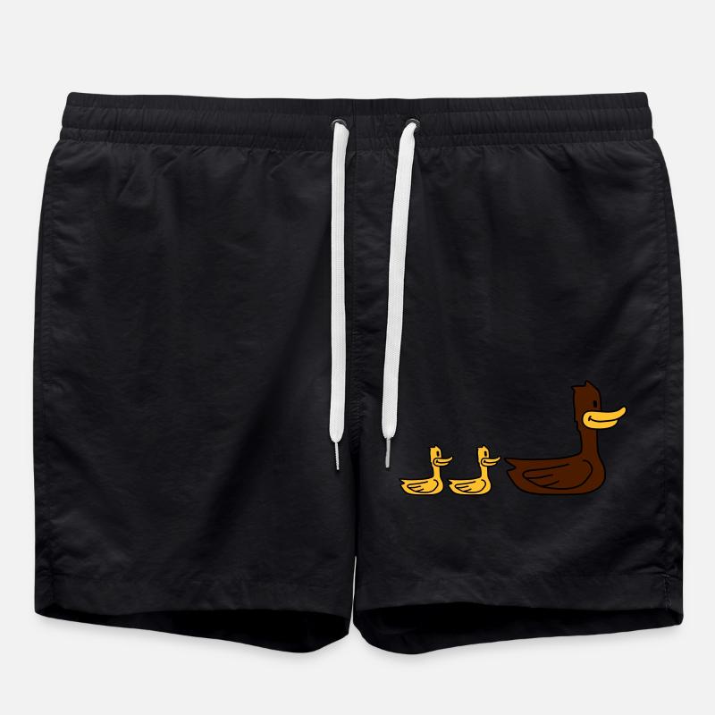 Duck Family - Short de bain - noir