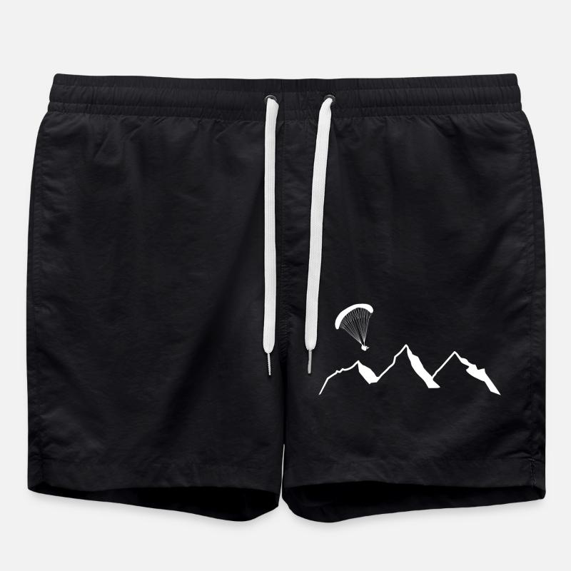 Paraglider - Swim Trunks - black