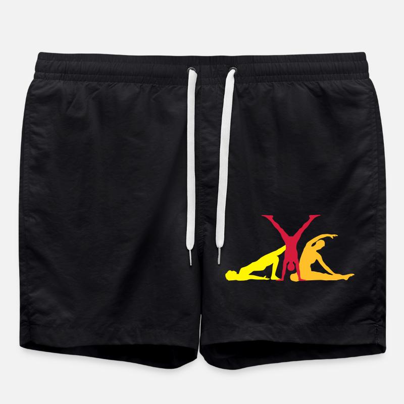 yoga - Badeshorts - Schwarz