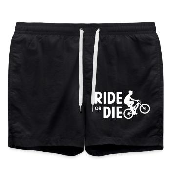 Ride or die - Badeshorts - Schwarz - Vorne - AI Model Male 185 light (185cm)
