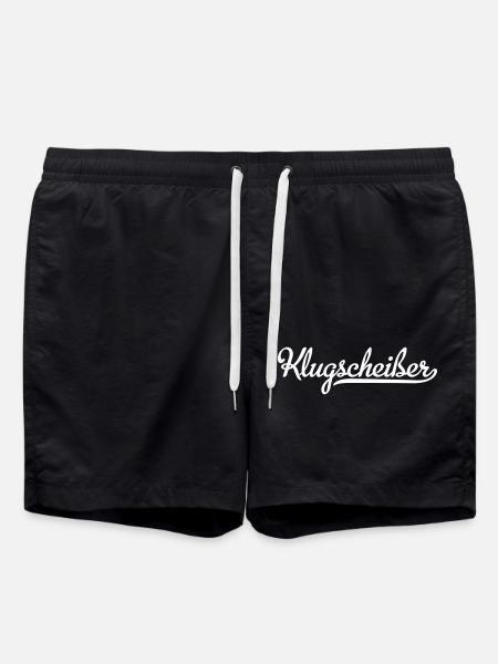 Klugscheißer - Badeshorts - Schwarz