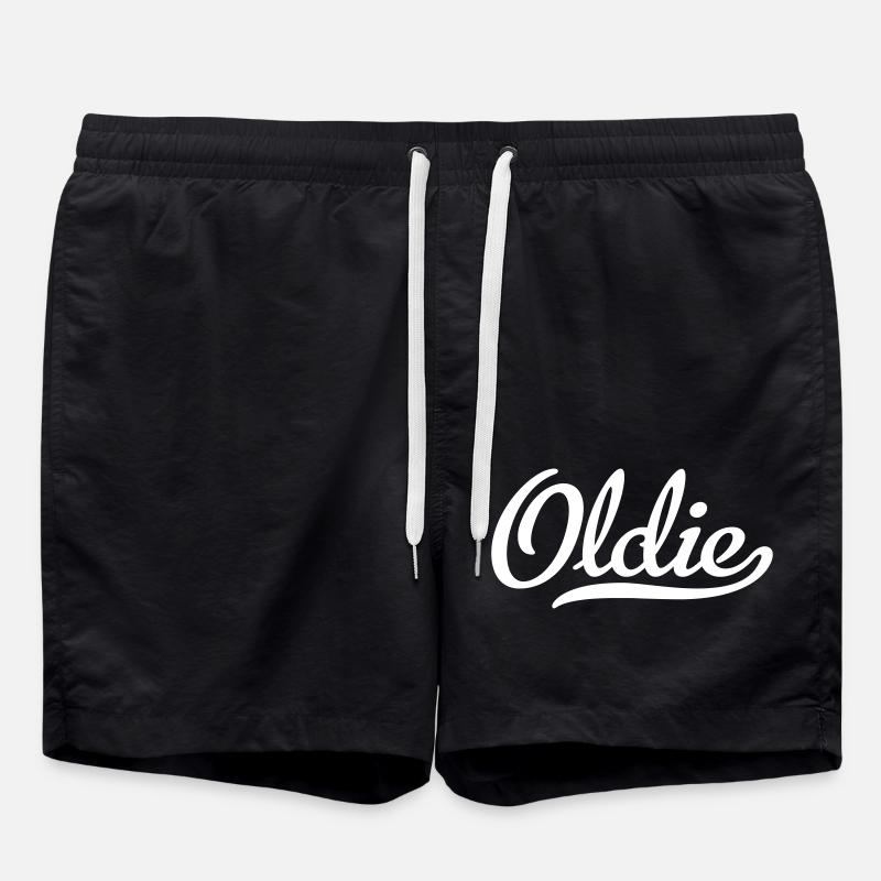 oldie - Swim Trunks - black