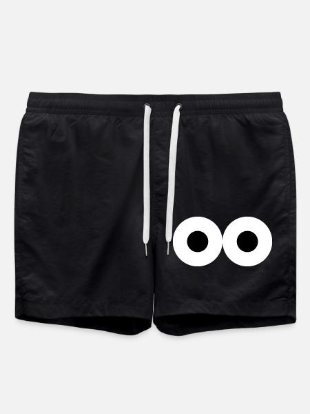 eyes - Swim Trunks - black