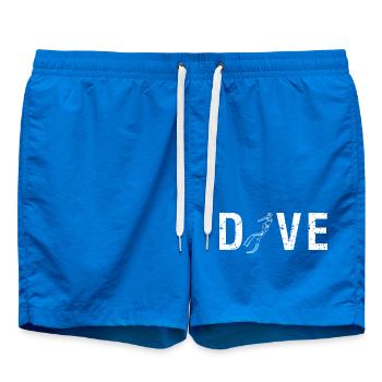 DIVE - diver - Swim Trunks - cobalt blue - Front