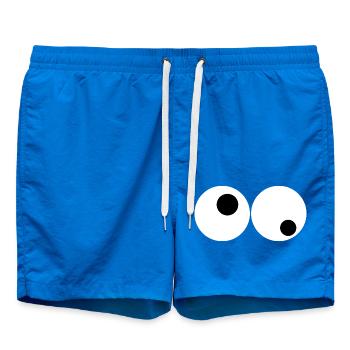 Paire d'yeux Crazy look - Short de bain - cobalt blue - Devant