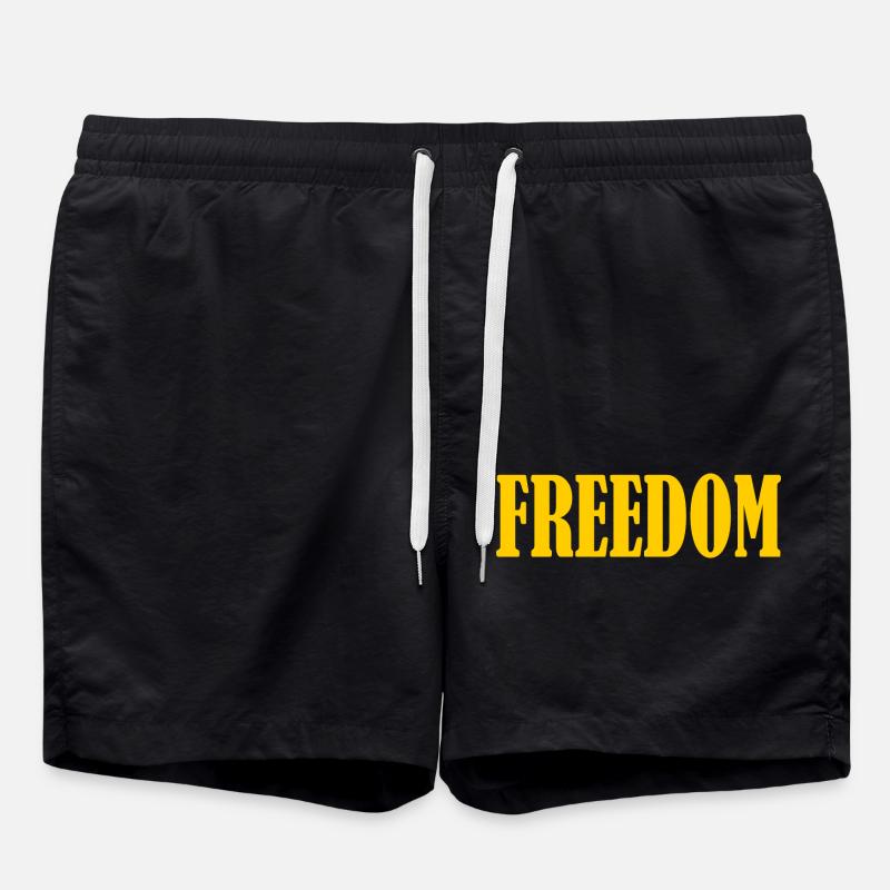 freedom - Swim Trunks - black