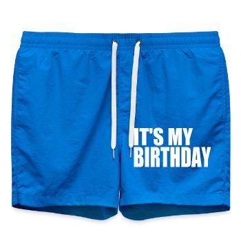 ITS MY BIRTHDAY - Short de bain - cobalt blue - Devant