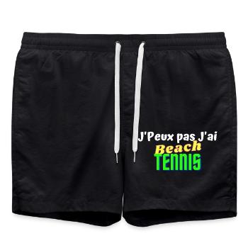 Jpeux pas jai beach tennis - Short de bain - noir - Devant - AI Model Male 185 light (185cm)
