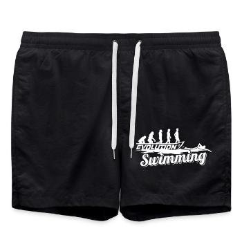 Evolution des Schwimmers der Schwimmerin - Badeshorts - Schwarz - Vorne - AI Model Male 185 light (185cm)