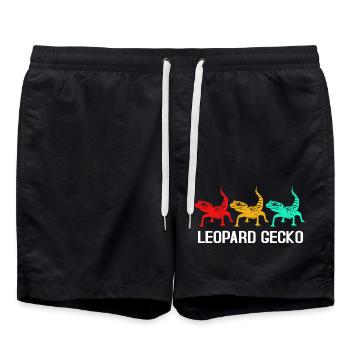 Gecko - Short de bain - noir - Devant - AI Model Male 185 light (185cm)