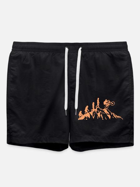 Evolution du vélo VTT - Short de bain - noir