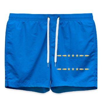 Frame Text Bouteilles de bière - Short de bain - cobalt blue - Devant