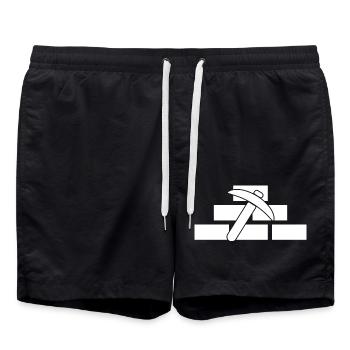 Maurer - Badeshorts - Schwarz - Vorne - AI Model Male 185 light (185cm)