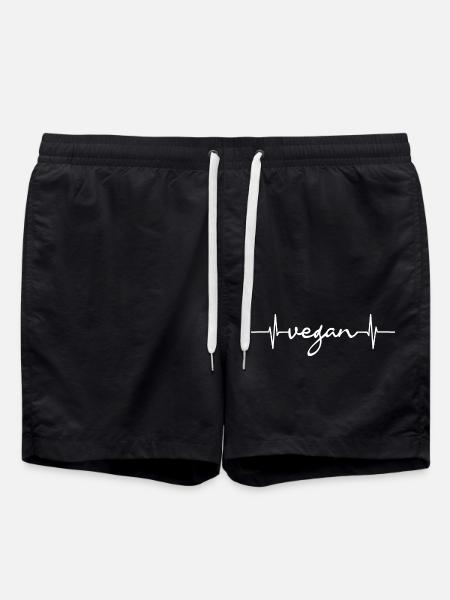 Vegan - Badeshorts - Schwarz