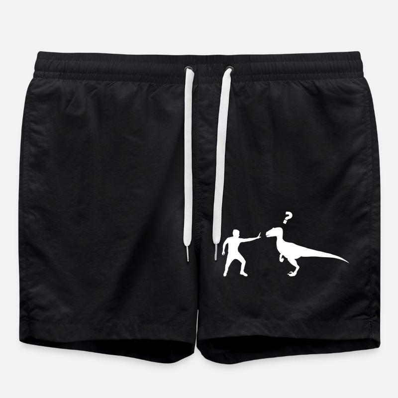 Dinosaures Velociraptor - Short de bain - noir