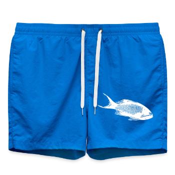 Vintage Korallenrifffisch im Korallenriff - Badeshorts - Cobalt blue - Vorne