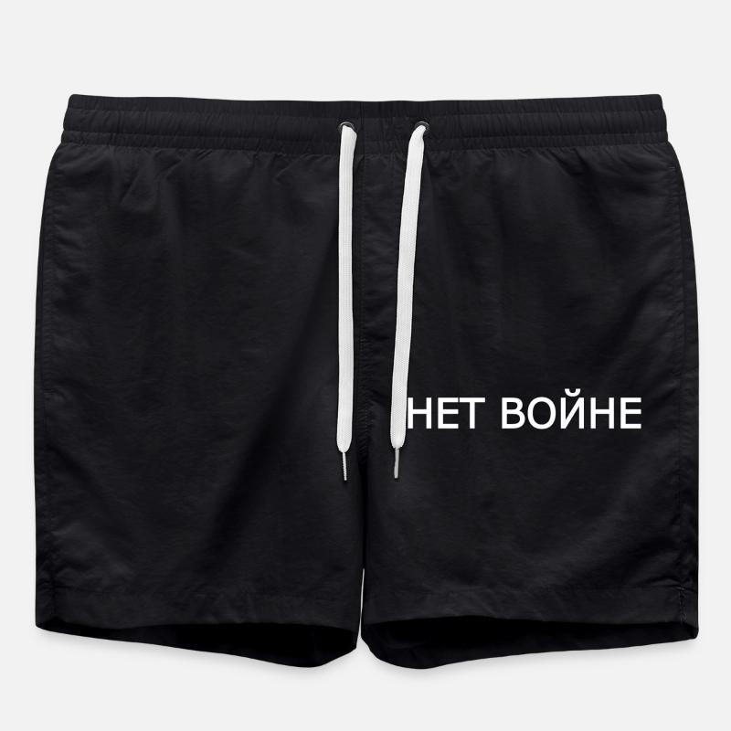 нет войне - Badeshorts - Schwarz