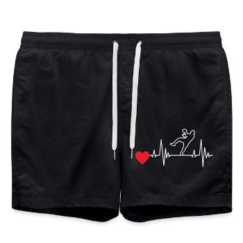 Club de handball Handball Handballeur Joueur de handball Joueur de handball - Short de bain - noir - Devant - AI Model Male 185 light (185cm)
