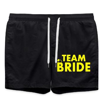 Team bride - Short de bain - noir - Devant - AI Model Male 185 light (185cm)